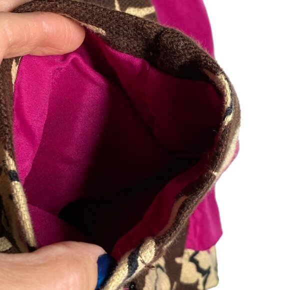 Chicos Womens Floral Embellished Jacket Statement knit Brown Pink spring large - Picture 6 of 11